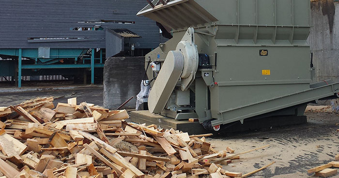 Sawmill Waste Wood Shredding